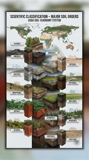 🌱 Soil Scientific Classification (Major Soil Orders)