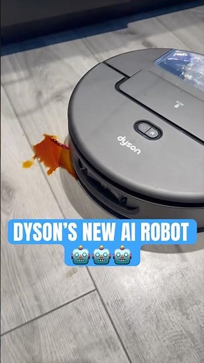 Dyson unveils NEW Spot+Scrub AI robot that spots stains in your home🤖🏡🧼 #dyson #ai #cleaning