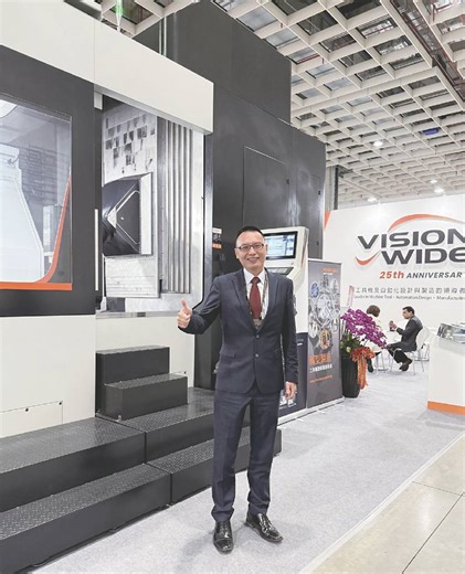 喬崴進ASM立臥五軸加工機 技術領先