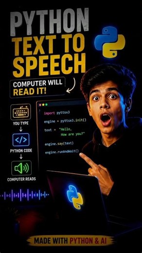 learning python #python #coding #ai #short #techtips