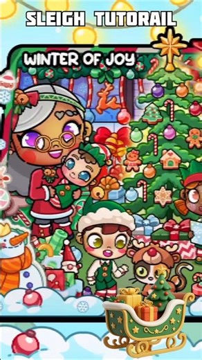 sleigh tutorial avataroworld#avatarstory #avatarworld #viralvideo