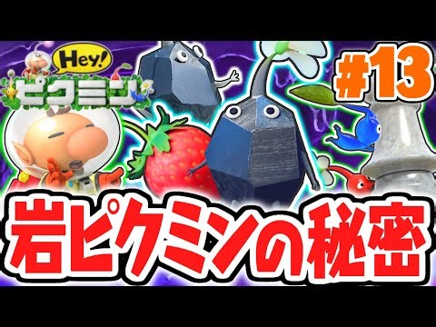 光る洞窟で岩ピクミンを探せ!!新たな敵も続々登場!?3DS実況Part13【Hey! ピクミン】