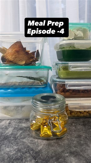 Rimpy Behl on Instagram: "Comment recipe below and i will share it straight to your DMs! High Protein Veg Meal prep Episode 4 No more ‘what should i eat’ stress!"