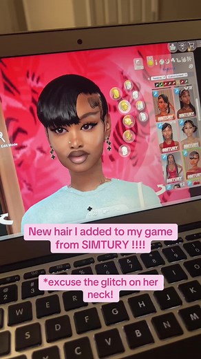 SIMTURY HAIR ! #blacksimmer #fyp #simsupdate #contentcreator #thesims4mods #simstok
