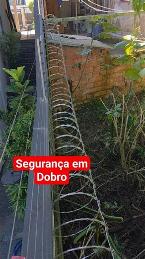 How to install electric fencing and razor wire.