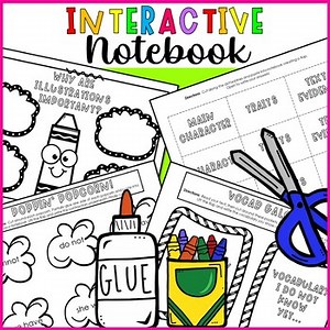 Interactive Notebook Guided Reading Response Templates