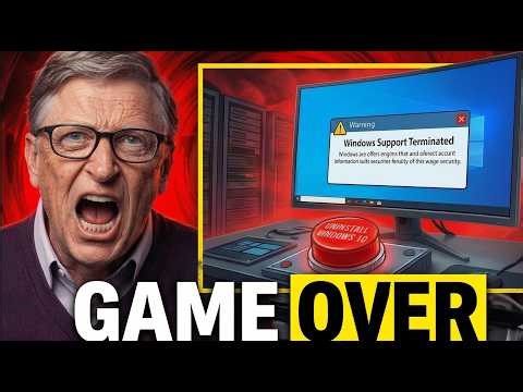 Bill Gates FURIOUS As End of Windows 10 Support Forces Users