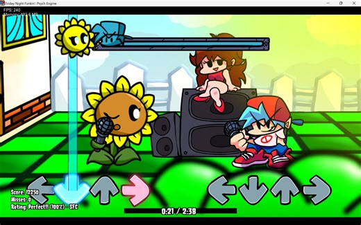 FNF——植物大战僵尸（grass walk）