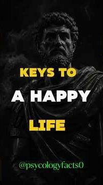 Powerful Stoic Lessons for a Happy and Peaceful Life |stoicism