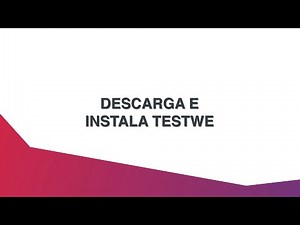 Descarga e instala TestWe