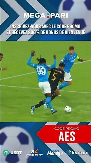 Inscription avec le meilleur code promo MEGA PARI ( AES )