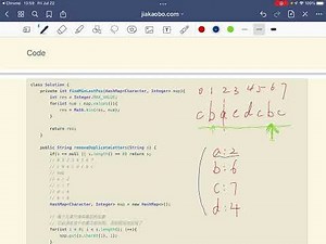 贾考博 LeetCode 316. Remove Duplicate Letters