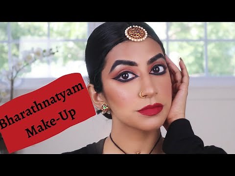 FULL FACE BHARATHNATYAM MAKEUP | Indian Classical Makeup for Video+Photo
