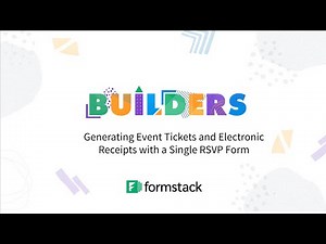 Collect RSVPs and Generate Event Tickets with Salesforce App and Formstack Documents | Formstack