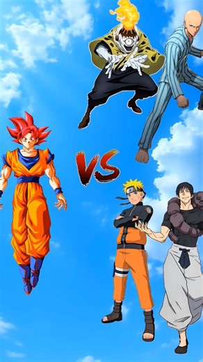 Goku Vs Saitamma Vs Tohi Vs Naruto #anime #shorts