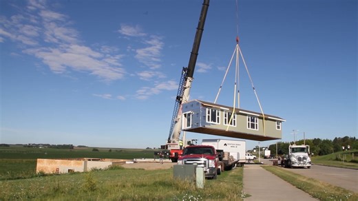 2.7K views · 32 reactions | Modular Home Set Day - Weather sealed the same day!  | Heritage Homes of Nebraska | Facebook