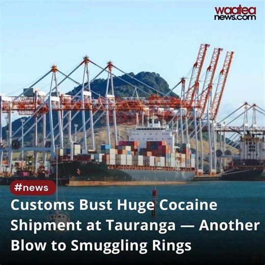 Customs Bust Huge Cocaine Shipment at Tauranga — Another Blow to Smuggling Rings The New Zealand Customs Service (Customs) has intercepted a major haul of cocaine at the Port of Tauranga – in what’s been described as yet another success in the ongoing fight against organised drug smuggling in Aotearoa. Two refrigerated shipping containers, offloaded at the Port of Tauranga, were flagged during standard risk-assessment and x-ray screening. The vessel had previously travelled from Ecuador, via Pan