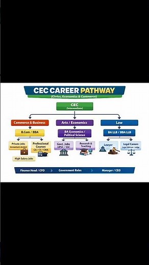 CEC Career Options After Intermediate 🔥 Complete Flowchart Guide