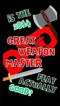Math Behind D&D Great Weapon Master Feat