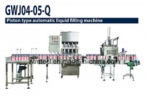 [Hot Item] Full Automatic Volume Type Liquid Filling Line for Paint, Ink, Lubrication Oil