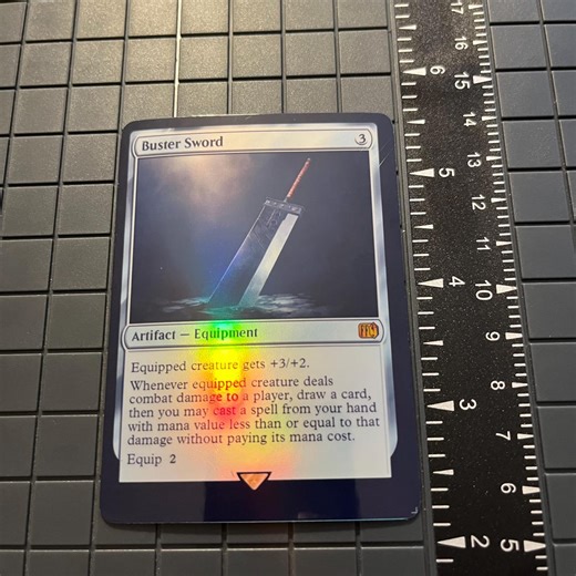 Buster Sword - FF X MTG Holo Foil Proxy Card for Casual Play - Etsy