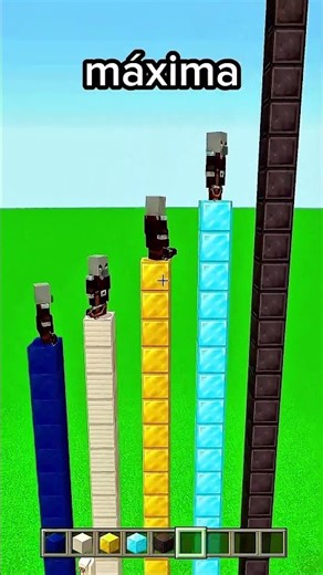 QUANTOS BLOCOS UM SAQUEADOR CONSEGUE SOBREVIVER? #minecraft