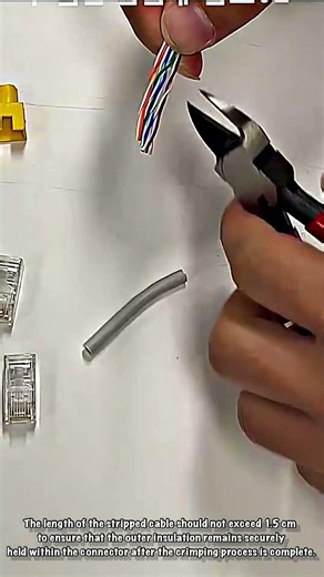 RJ45 LAN Cable Crimping Technique with Boot Connector