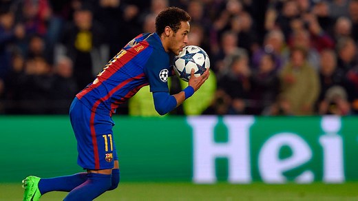 Gol de Neymar (4-1) en el Barcelona 6-1 PSG