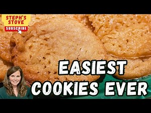 These 3-Ingredient Brown Sugar Cookies Melt in Your Mouth! 🍪Steph’s Stove