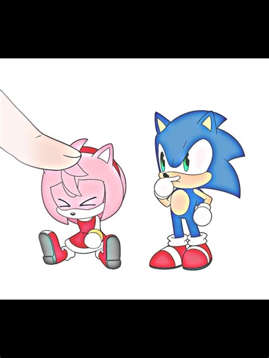 Sonic X Amy Rose Cute Moment #sonic #sonicthehedgehog #shortsfeed #shorts #trend #memeedit