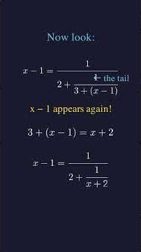 Can you express this infinite continued fraction as a surd?