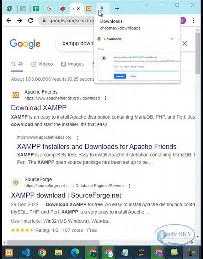 How to install XAMPP on Windows ? | How to run XAMPP server in Windows? | #xampp #coding #shorts