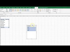How to insert a Slicer in Excel