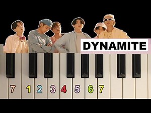 How to play BTS DYNAMITE (PIANO EASY)