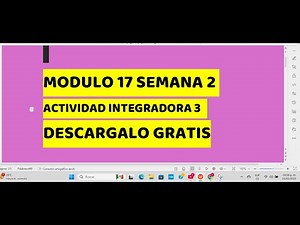 MODULO 17 SEMANA 2 ACTIVIDAD INTEGRADORA 3