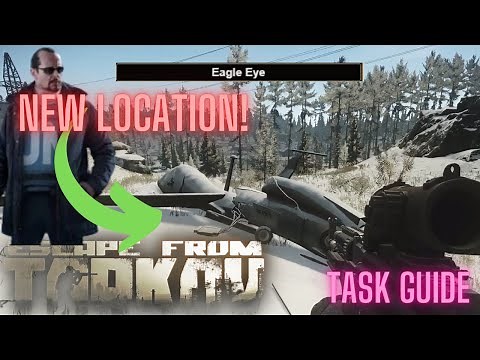 NEW Eagle Eye Task Location where is it? Peacekeeper #eft Updated 0.14 Shoreline Escape from Tarkov