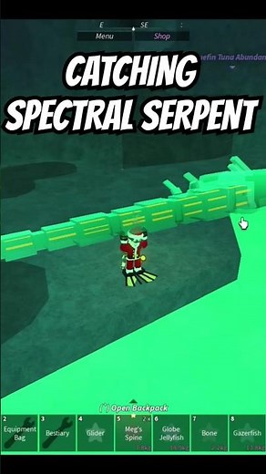 RAREST FISH Spectral Serpent in Brine Pool FISCH