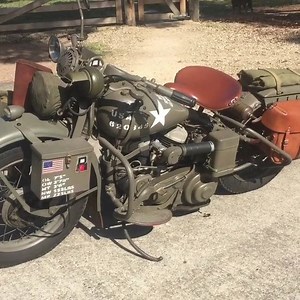'42 WLA. Video by Country Side Motorcycle Club | Harley-Davidson Springers