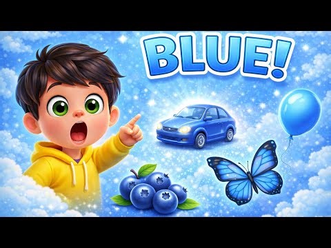 Can You Find the BLUE Color? 💙 | Fun Blue Objects for Kids | Color Learning Surprise!