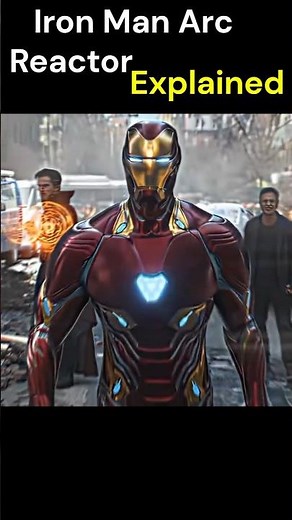 How Iron Man’s Arc Reactor Actually Fits Near His Heart | MCU Science Explained #shorts