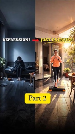 Depression Mein Exercise Kyu Zaroori? part 2 #shorts #shortfeed #depression