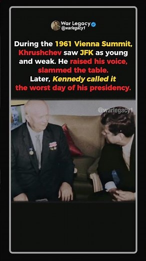 When Khrushchev Humiliated JFK #coldwar #history