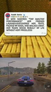 21K views · 126 reactions | MY WIFE SNEERED TINY MAN,TINY PERFORMANCE HER FRIENDS LAUGHED.IDISCOVERED HER TEXTS, PACKED MY BAGS, AND WALKED AWAY. HER TEARS WHENI REBUILT MY LFE WI #foryou #fyp #reels #viral #redditstorytime #redditposts #storytime #redditstories #reddit #askreddit #paranormal #redditparanormal #nosleep | Top Readers | Facebook