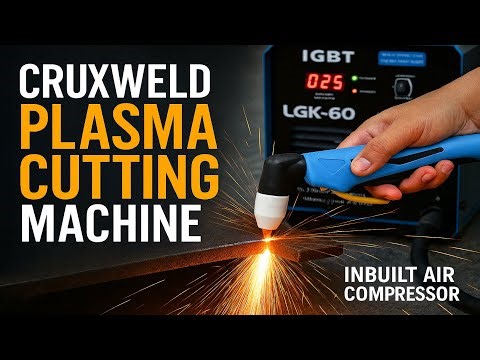 CUT-60 Plasma Cutting Machine with Inbuilt Compressor | No External Compressor Needed!