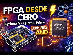 FPGA desde CERO ⚡ Cyclone IV + Quartus Prime | Primera compuerta AND