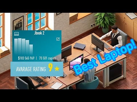 Making the best laptop in Laptop Tycoon!