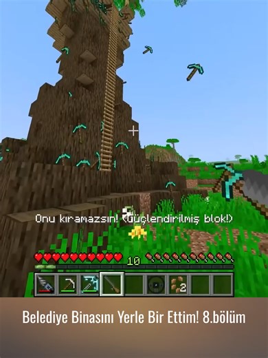 Minecraft AMA Dünyayı Kırdım 8 #minecraftbuild #destruction #troll