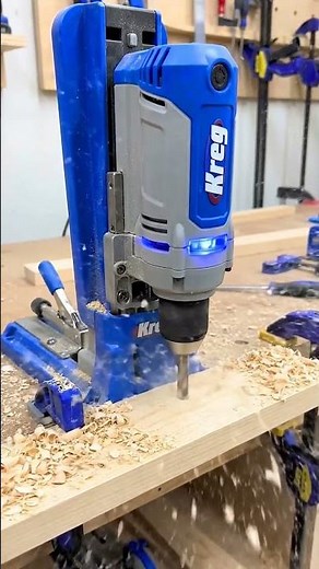 Pocket Hole Jig in Action! Perfect Wood Joint Drilling 🔩 | Woodworking Satisfying Tools