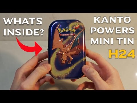 Opening Pokémon Kanto Powers Mini Tin (H24) What’s Inside?!