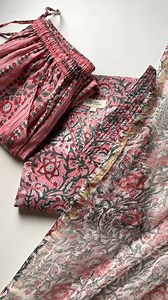 Sanganeri Co-Ord Sets, the most detailed Hand Block Print! | Comment ‘ SUPER ’ for product link🪄 | Sanganeri Hand Block Printed Pure Cotton Fabric crafted by traditional artisans in Sanganer, Rajasthan. 💙✨🌼 | Matching Kota Doria Dupatta tagged below the add to cart button of each set | LOBHADEEPTHIS.com || Sizes: XS-10XL || Website WhatsApp Support: 91 7510180008 || Pure Cotton | Handblock Printed I Azo Free Dyes1.5 inches of seam allowance on each side | Made for everyday comfort Wash Care: 